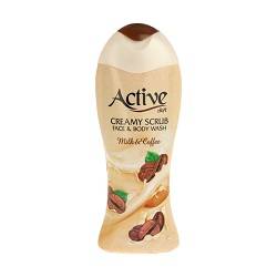 شامپو صورت و بدن کرم  اسکراپ 400 گرم قهوه اکتیو